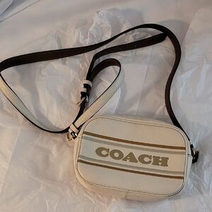 Coach Mini Jamie Camera Bag With Coach Stripe (Style Number CH308).